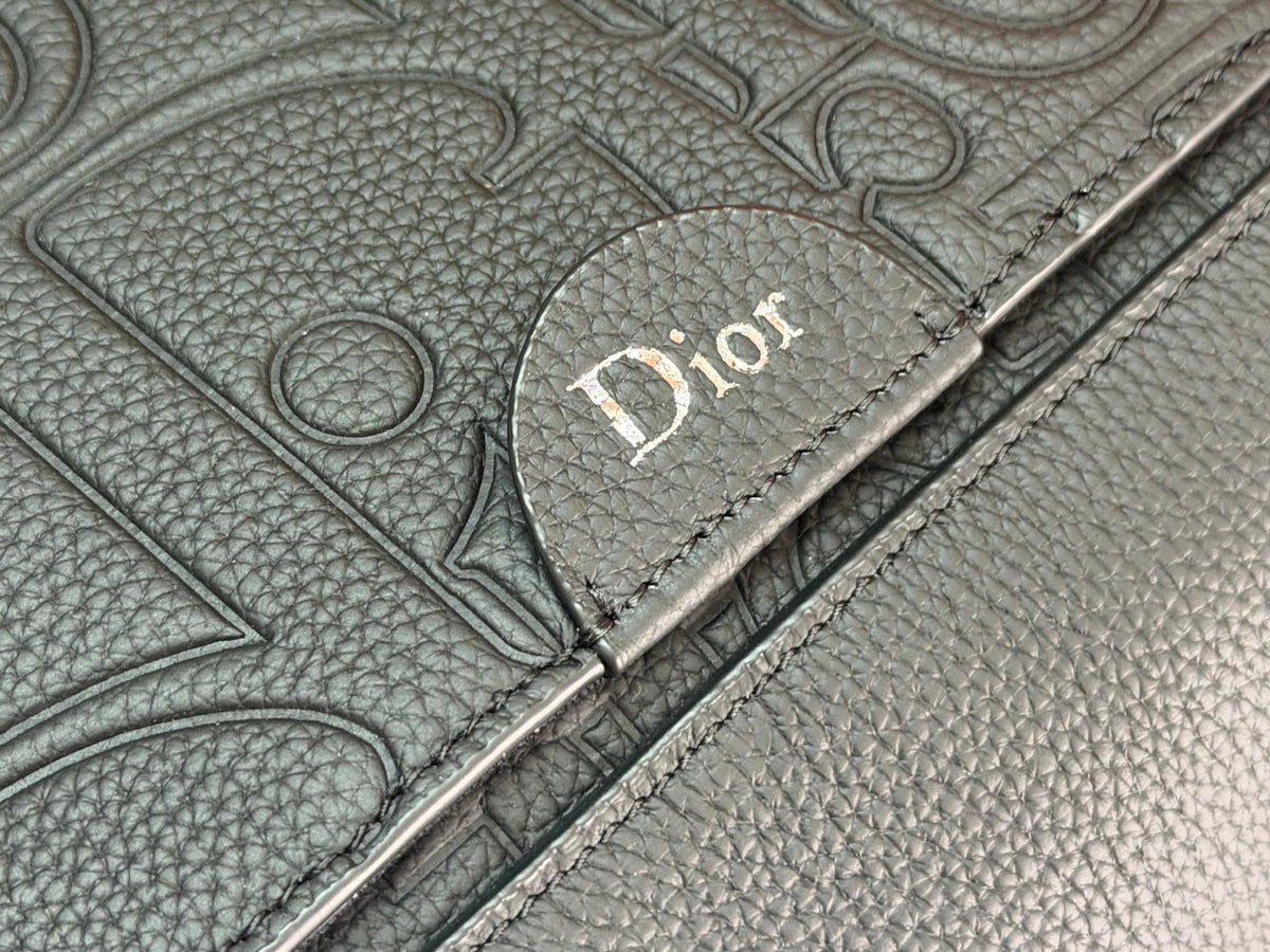 Сумка-месенджер Dior Jett із тисненої натуральної шкіри — фото 5