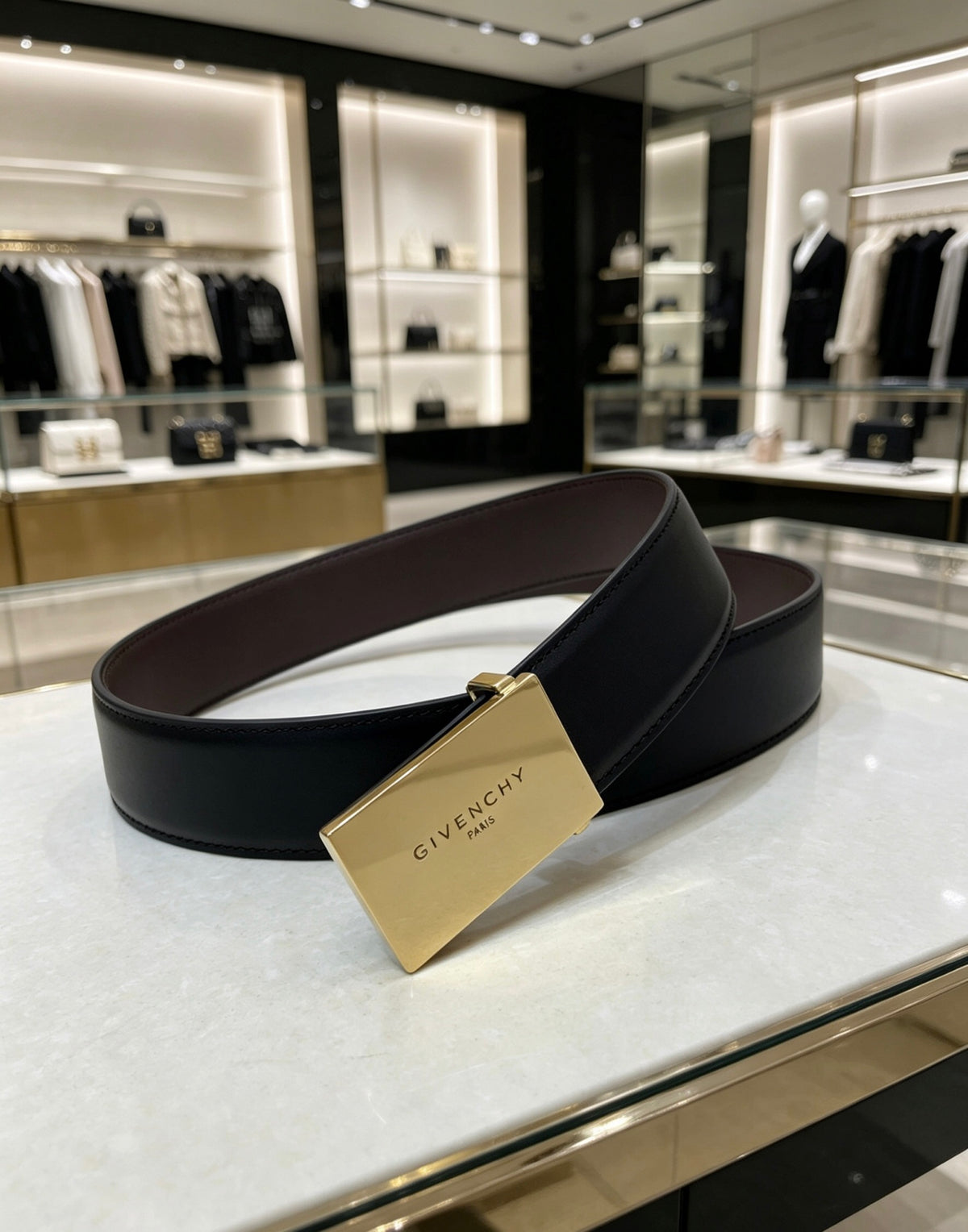 Ремінь Givenchy з натуральної телячої шкіри