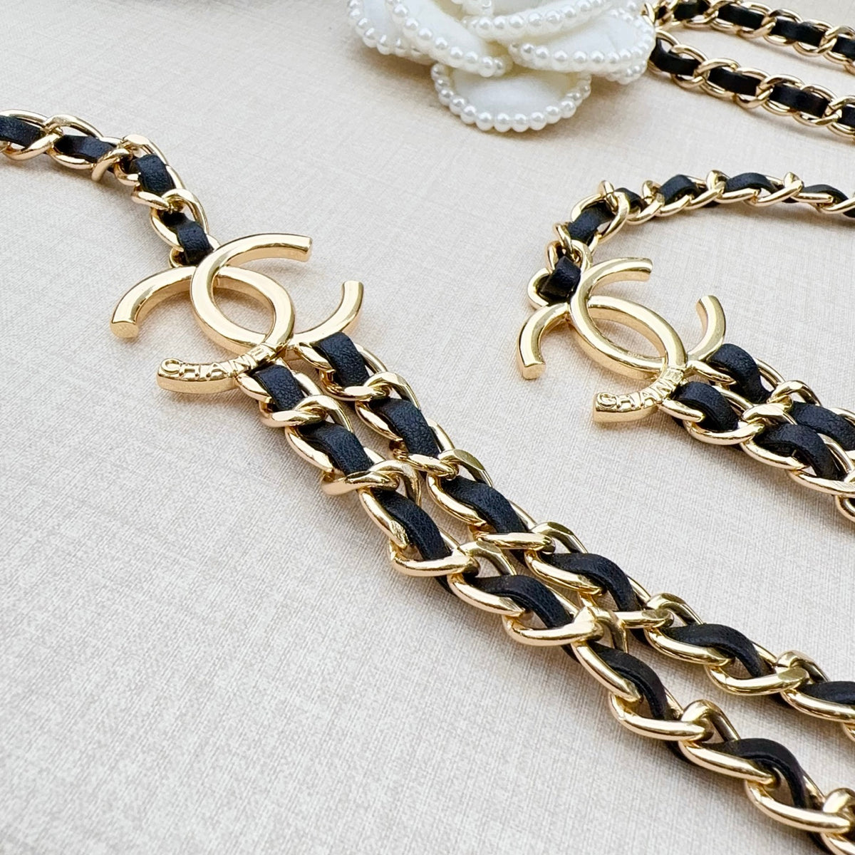 Пояс-ланцюжок Chanel з міді