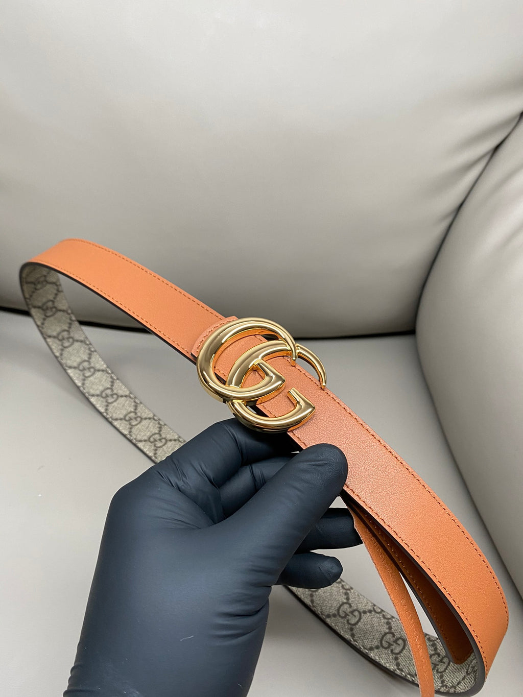 Ремінь Gucci GG Supreme з натуральної шкіри
