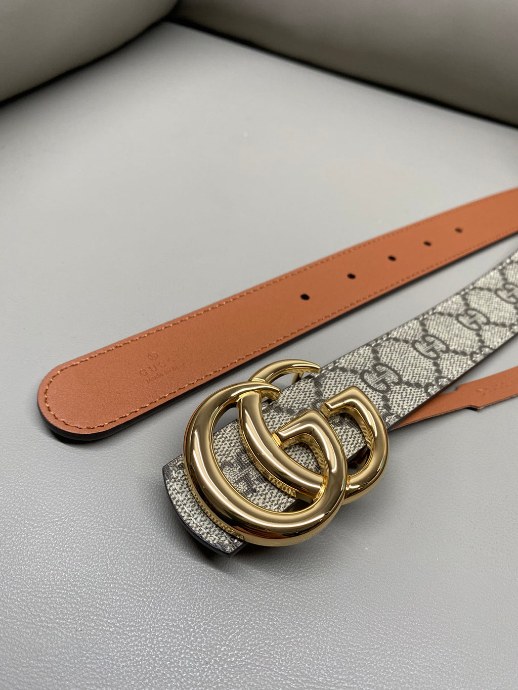 Ремінь Gucci GG Supreme з натуральної шкіри