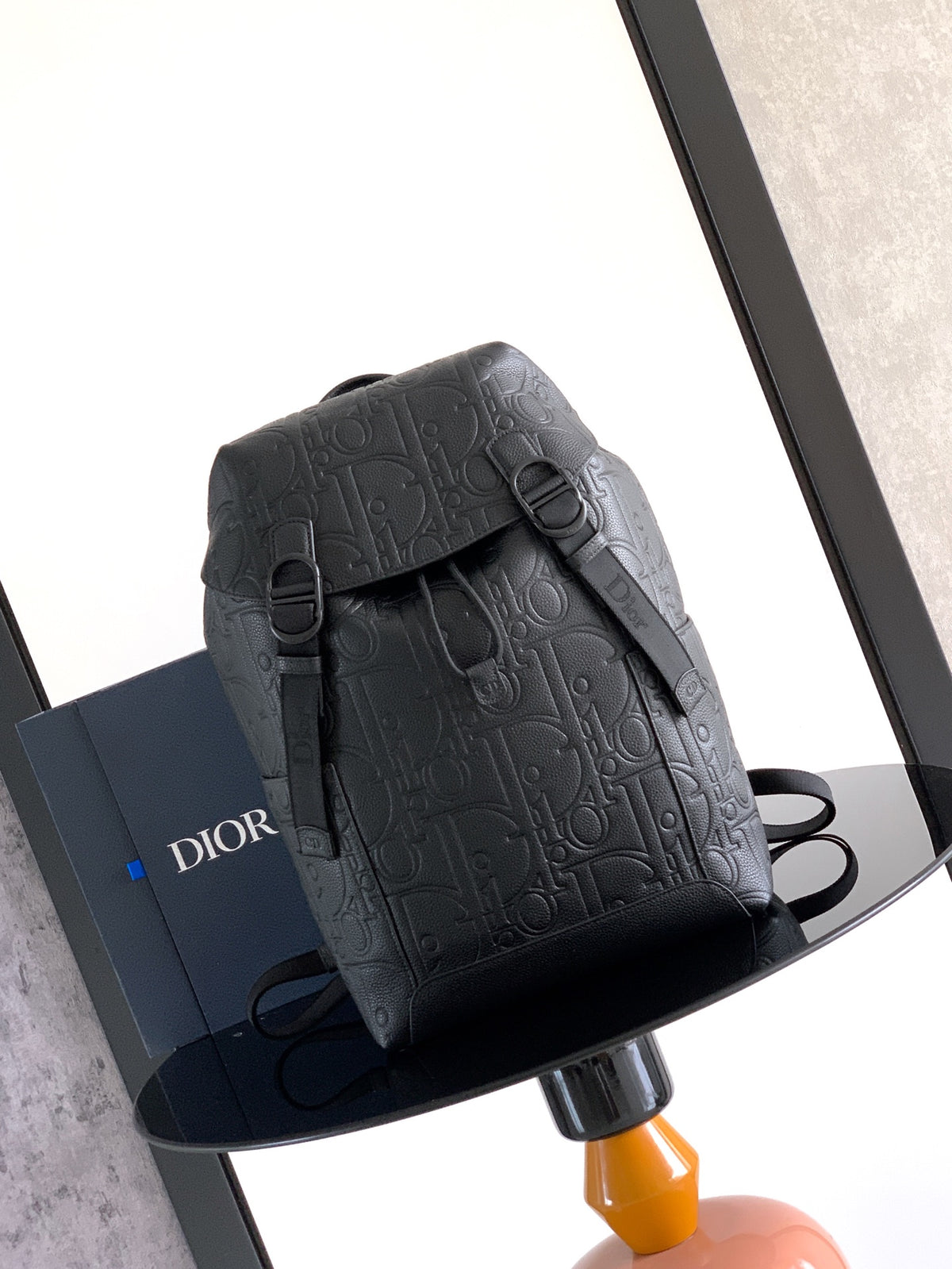 Рюкзак Dior Jett із тисненої натуральної шкіри — фото 1