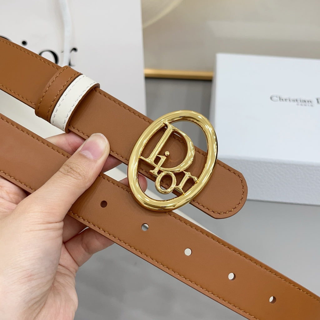 Ремінь Dior з натуральної телячої шкіри
