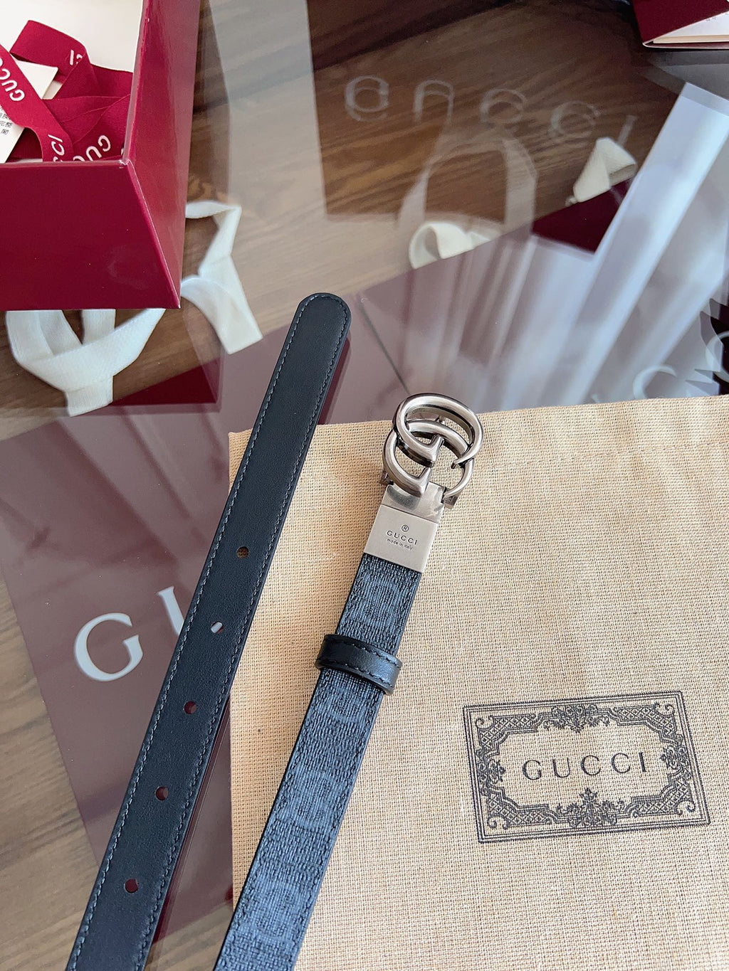 Ремінь Gucci з натуральної телячої шкіри