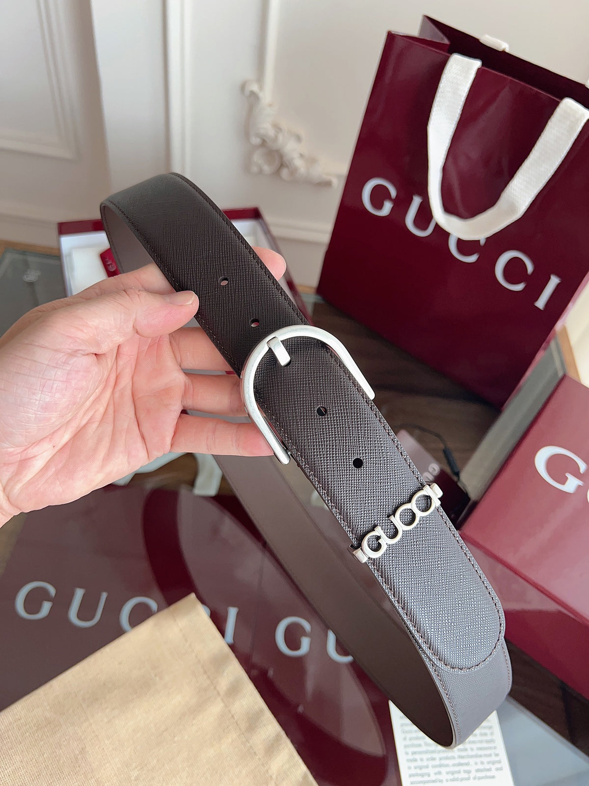Ремінь Gucci з натуральної шкіри
