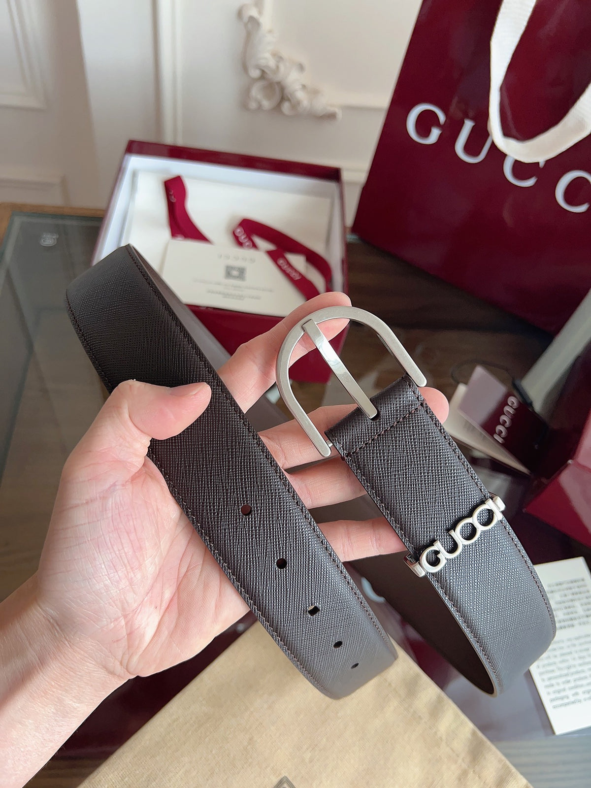 Ремінь Gucci з натуральної шкіри