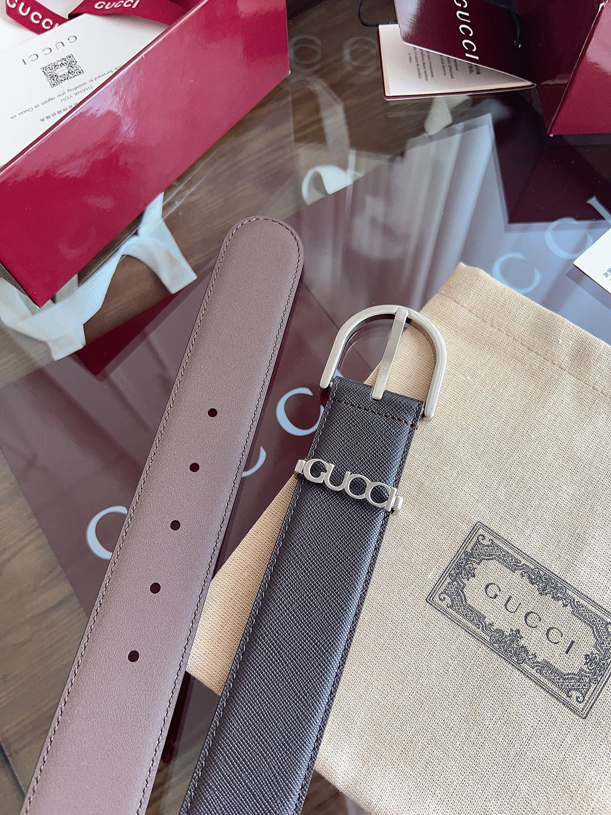 Ремінь Gucci з натуральної шкіри