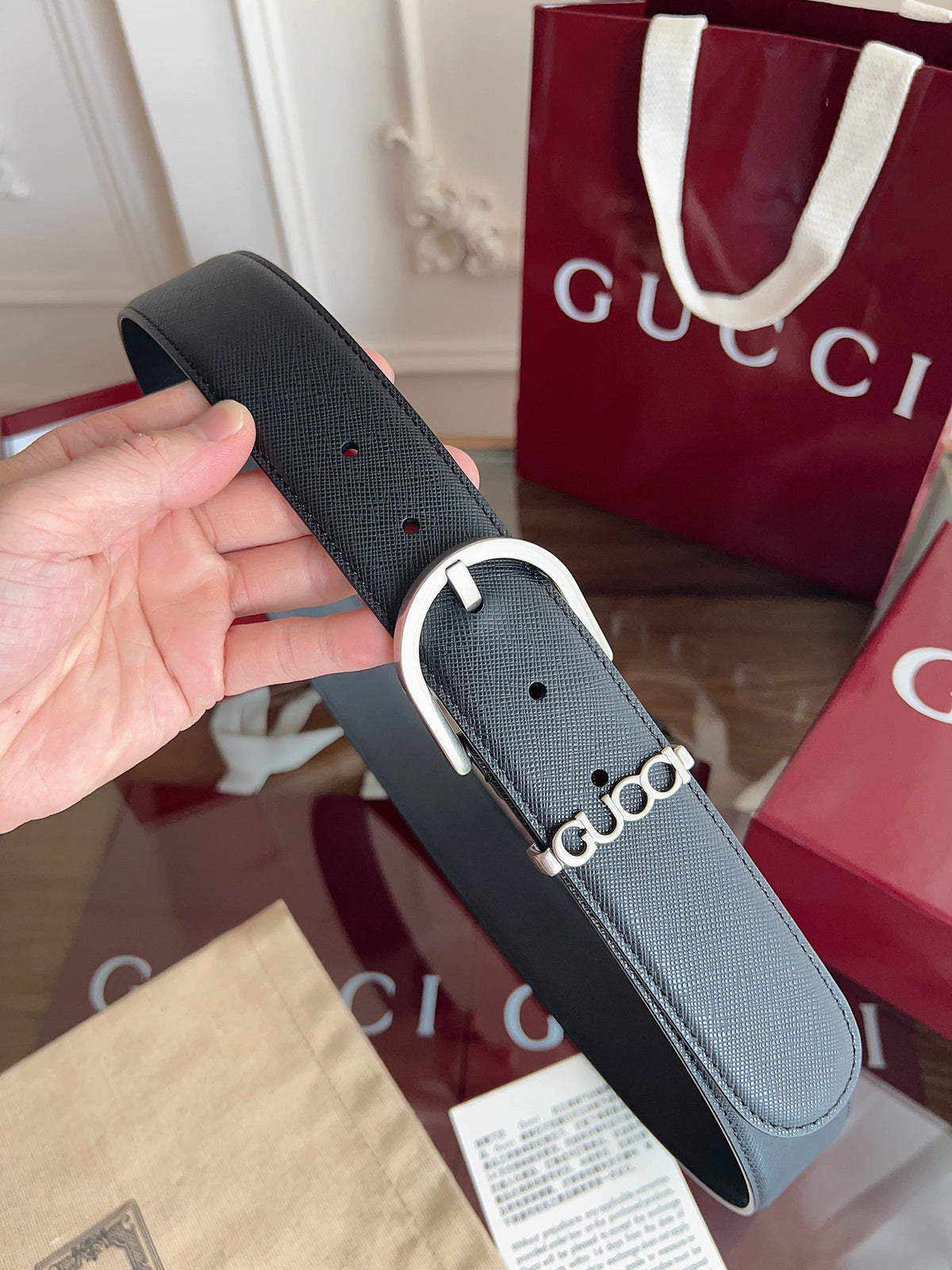Ремінь Gucci з натуральної шкіри