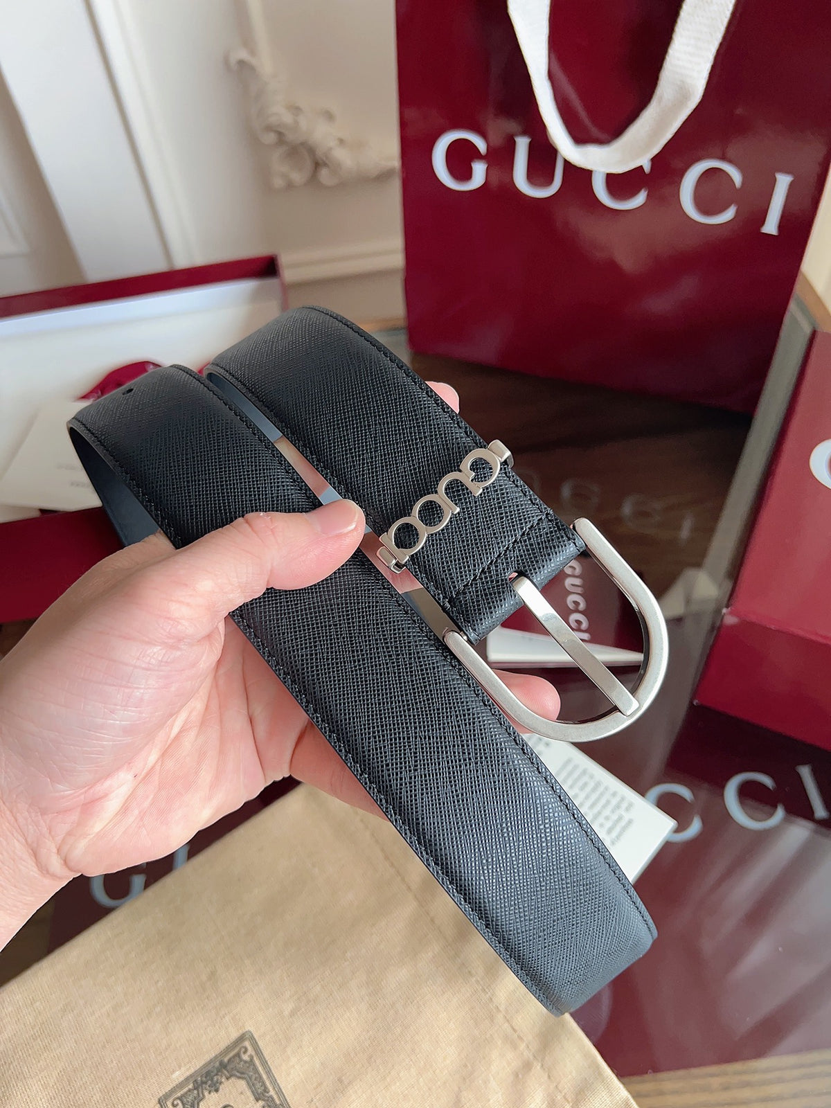 Ремінь Gucci з натуральної шкіри