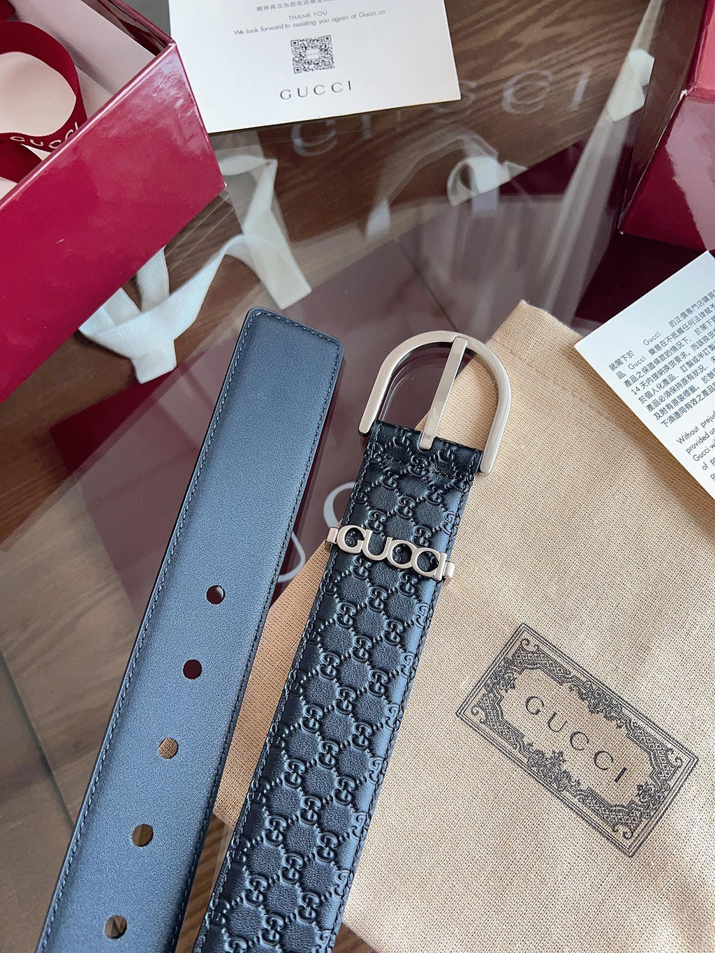 Ремінь Gucci з натуральної шкіри