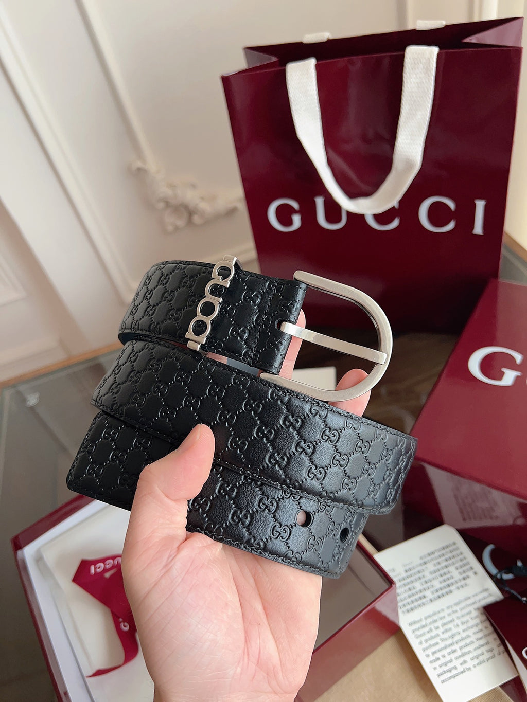 Ремінь Gucci з натуральної шкіри