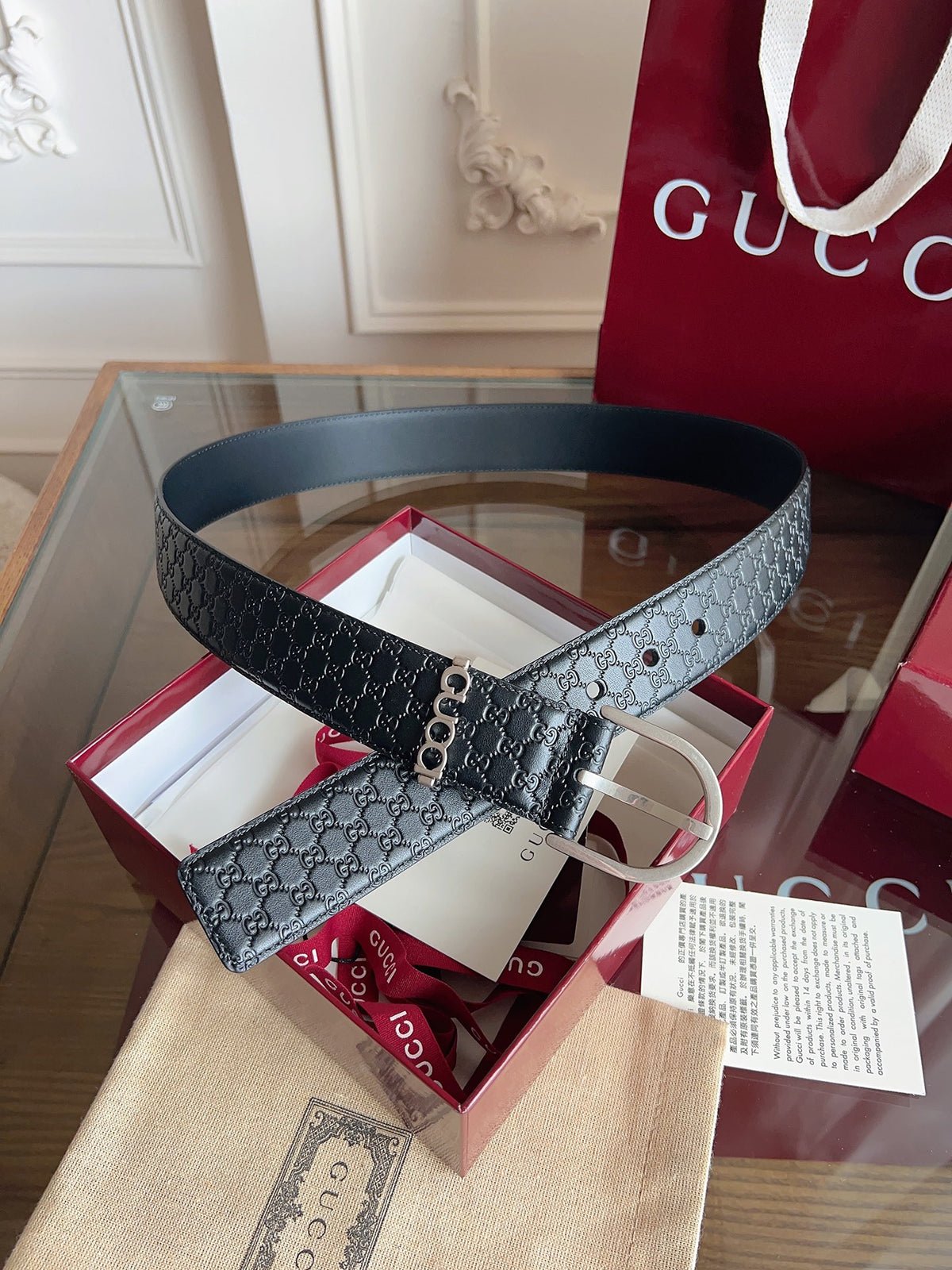 Ремінь Gucci з натуральної шкіри