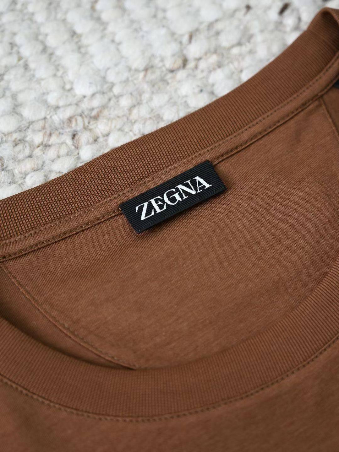 Чоловіча бавовняна футболка Zegna — фото 9