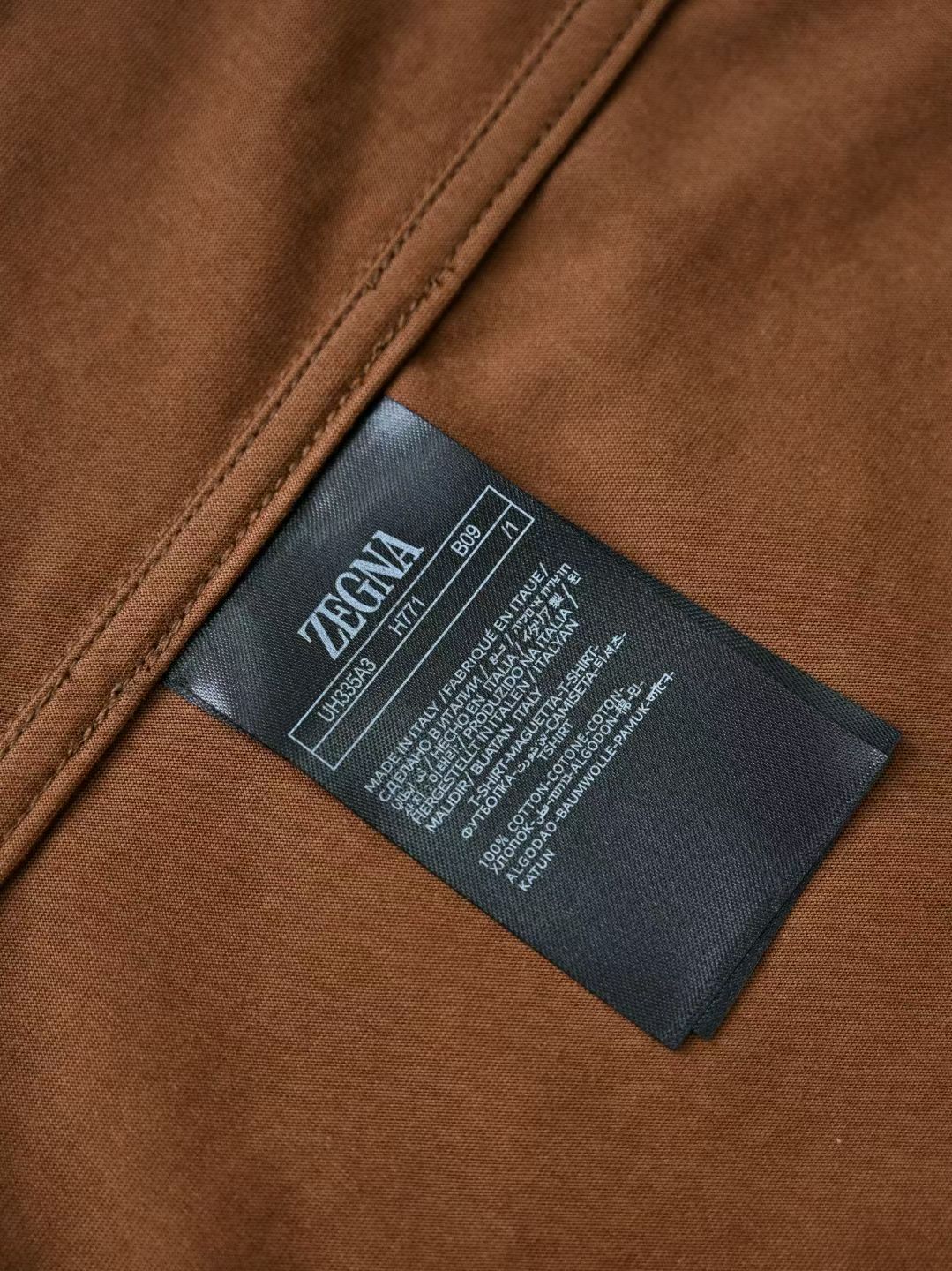 Чоловіча бавовняна футболка Zegna — фото 12