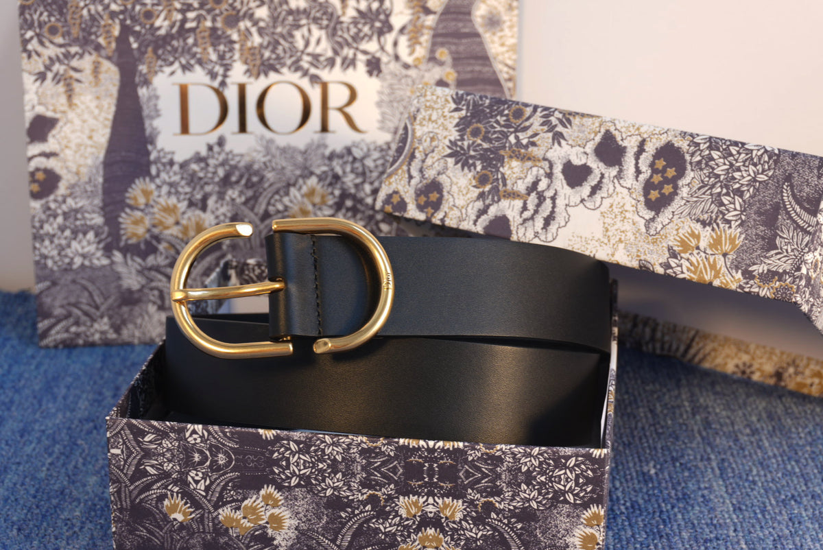 Ремінь Dior з натуральної телячої шкіри