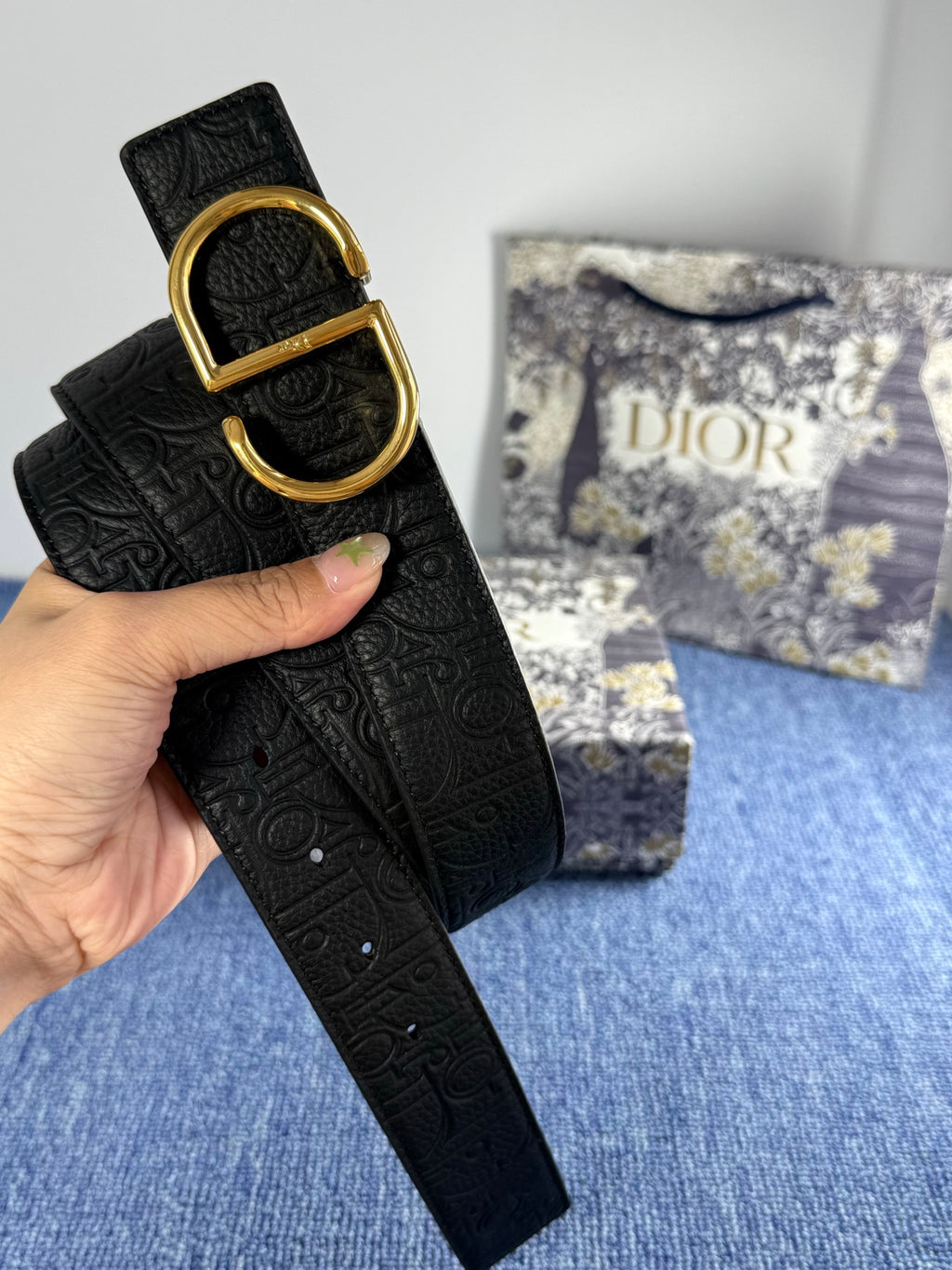 Ремінь Dior з натуральної телячої шкіри