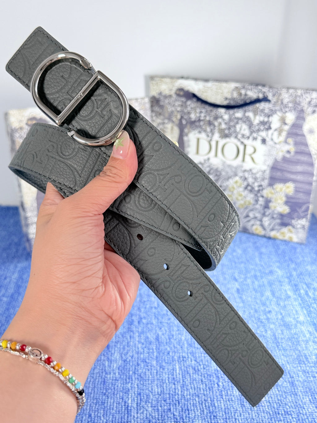 Ремінь Dior з натуральної телячої шкіри
