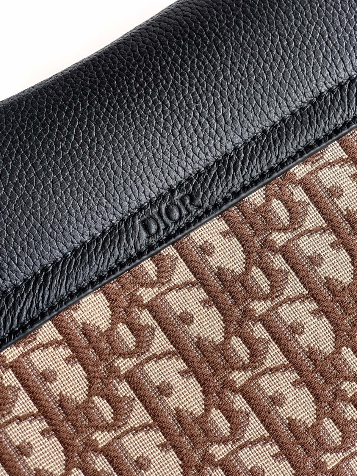 Сумка через плече Dior Saddle з текстилю й натуральної шкіри — фото 7