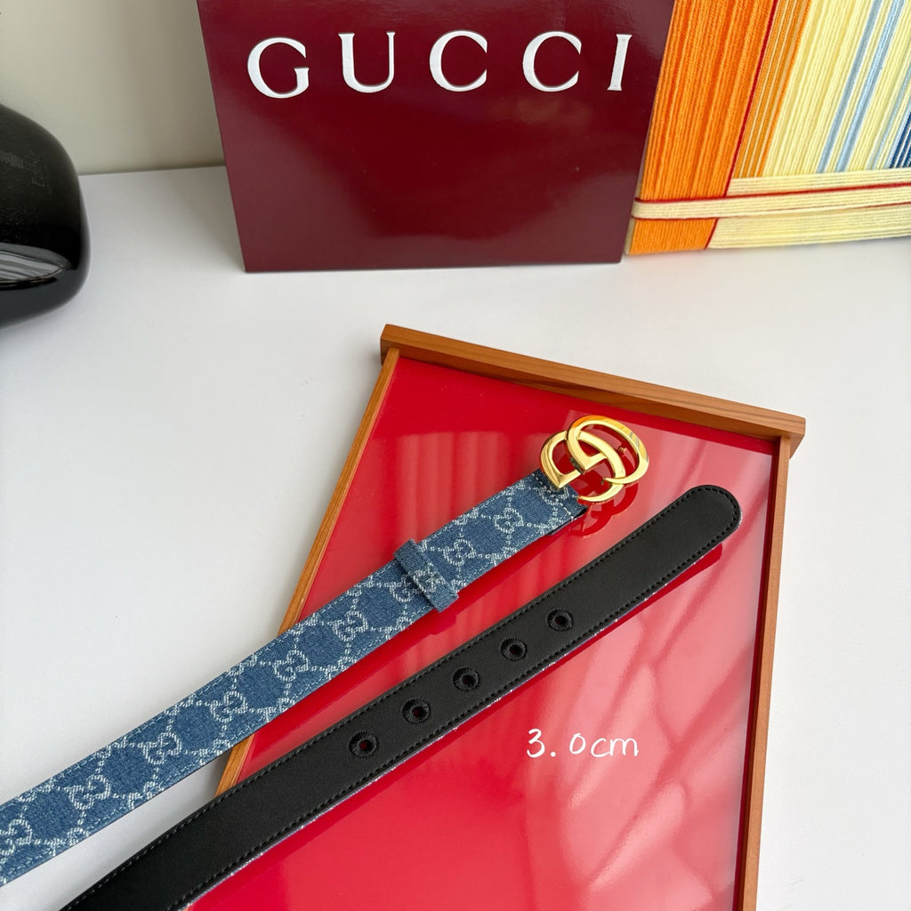 Ремінь Gucci з деніму