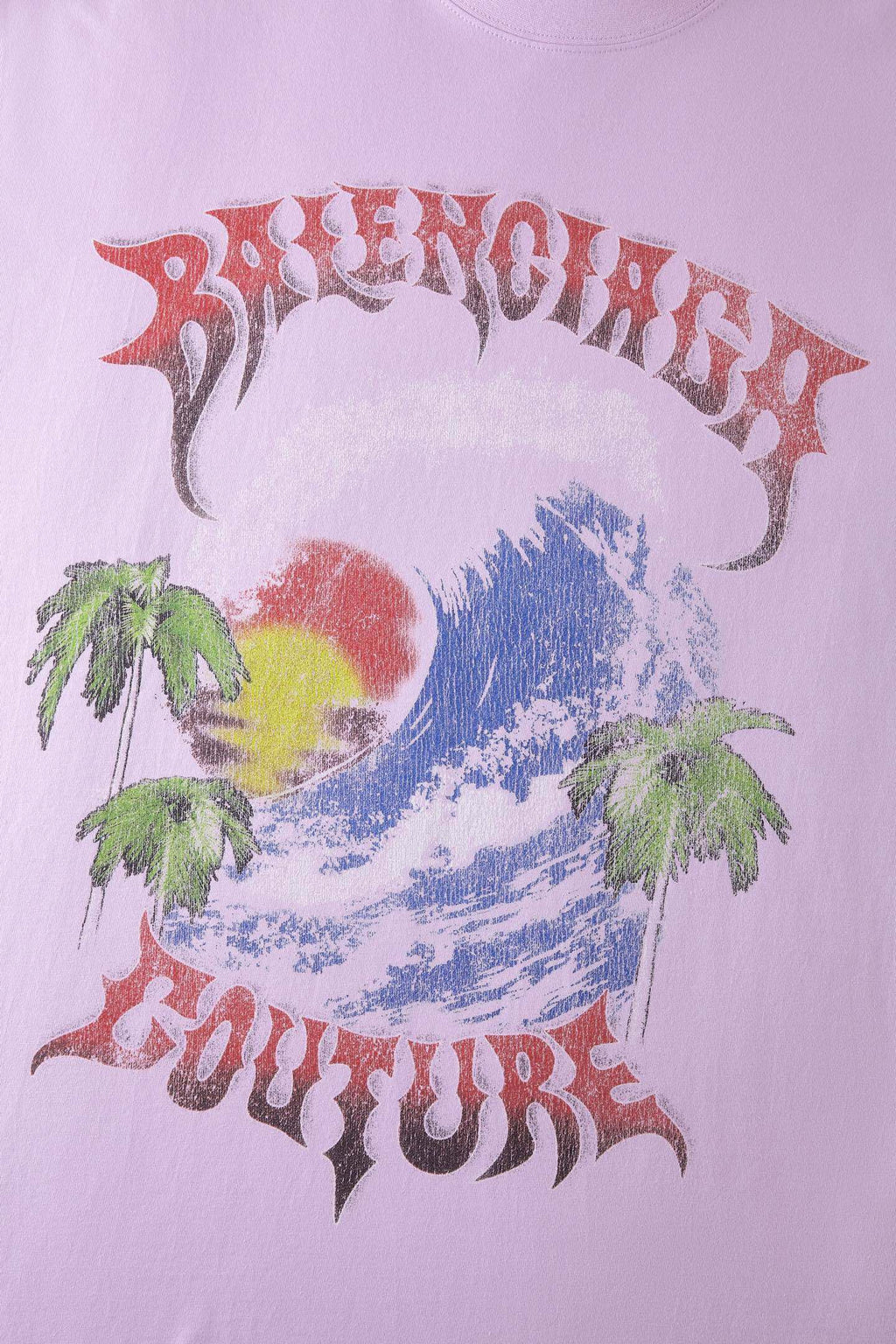 Футболка з оверсайз-силуетом Vintage Surfer Balenciaga — фото 5