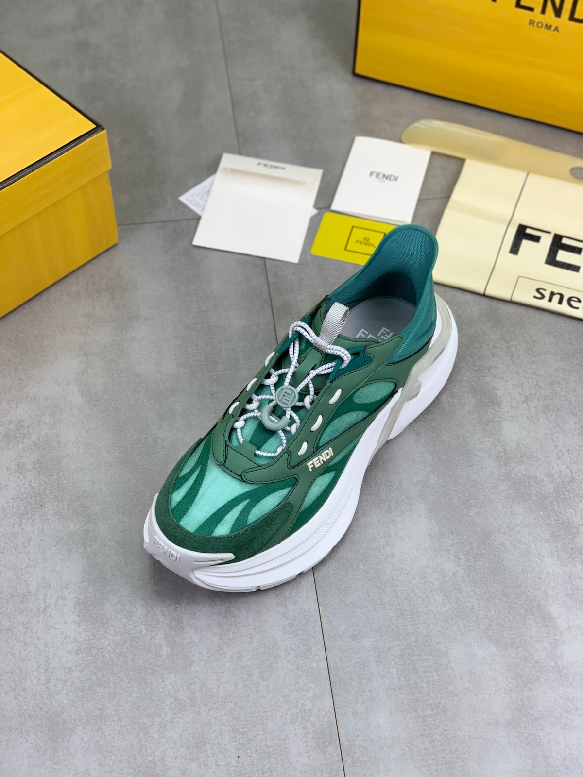 Шкіряні кросівки Fendi