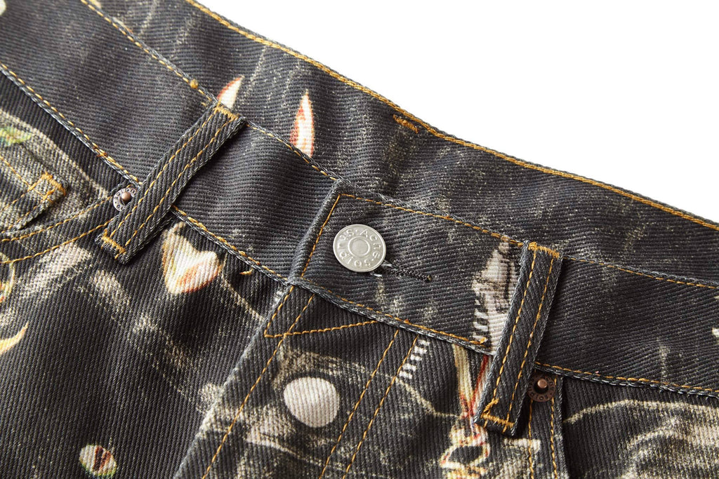 Джинси з деніму з вільним кроєм Acne Studios — фото 4
