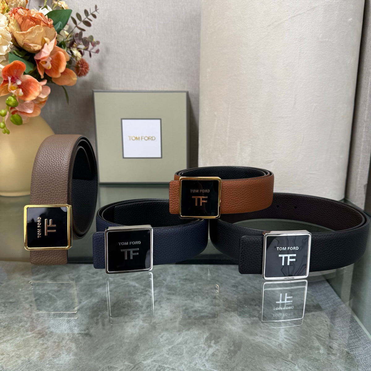 Ремінь Tom Ford з натуральної шкіри