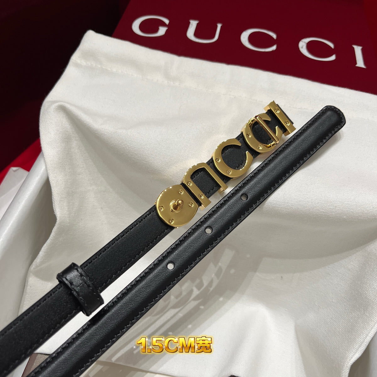 Ремінь Gucci з натуральної телячої шкіри