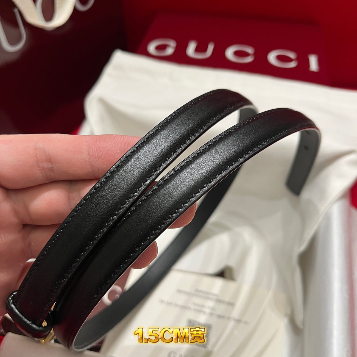 Ремінь Gucci з натуральної телячої шкіри