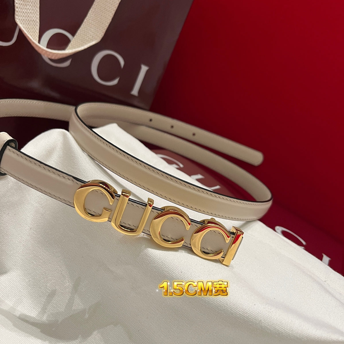 Ремінь Gucci з натуральної телячої шкіри