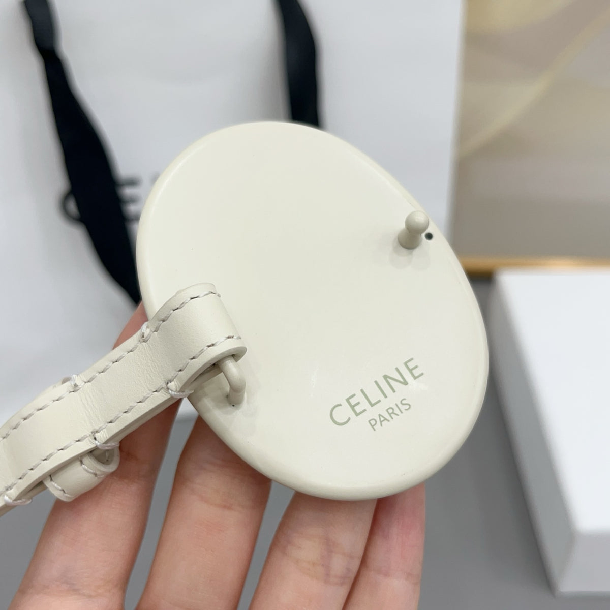 Ремінь Celine з натуральної телячої шкіри