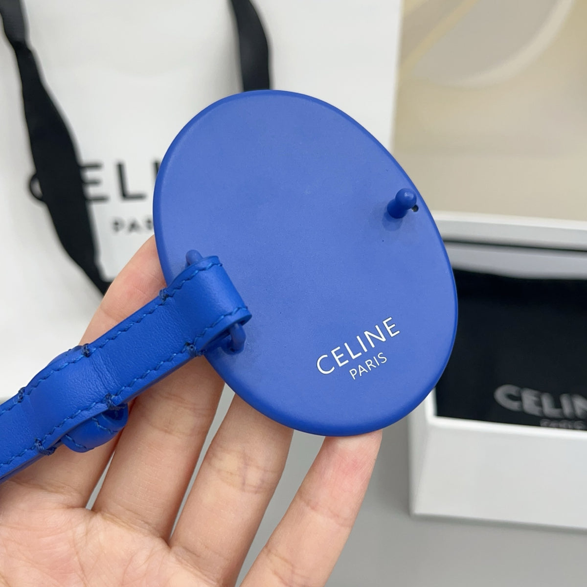 Ремінь Celine з натуральної телячої шкіри