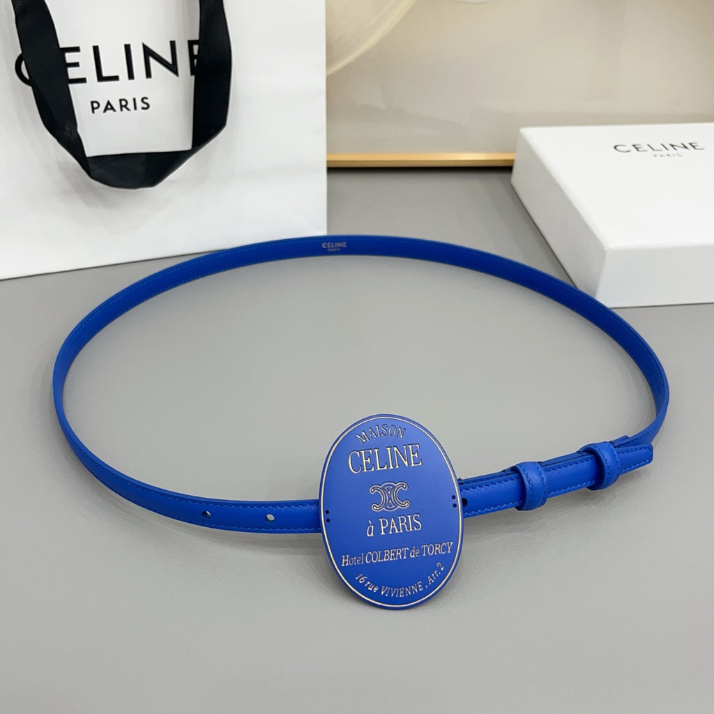 Ремінь Celine з натуральної телячої шкіри