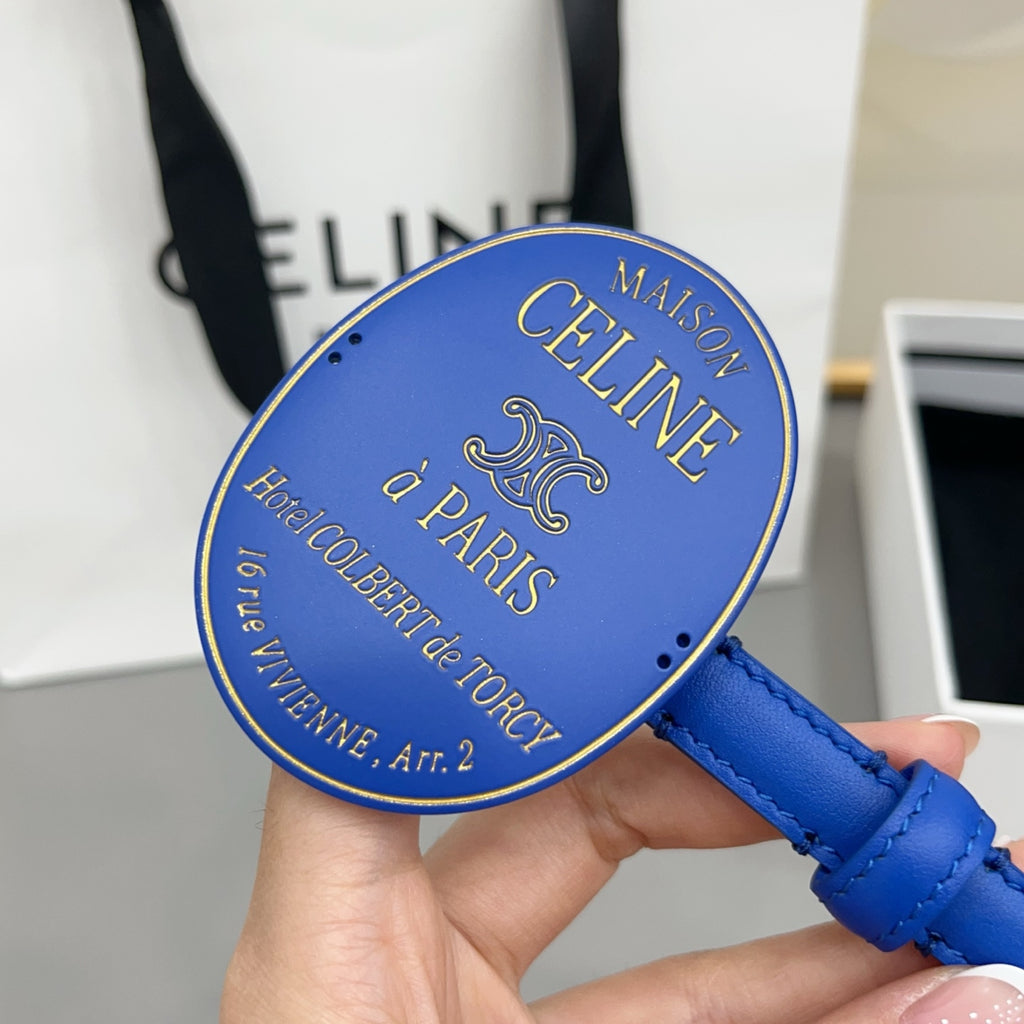 Ремінь Celine з натуральної телячої шкіри