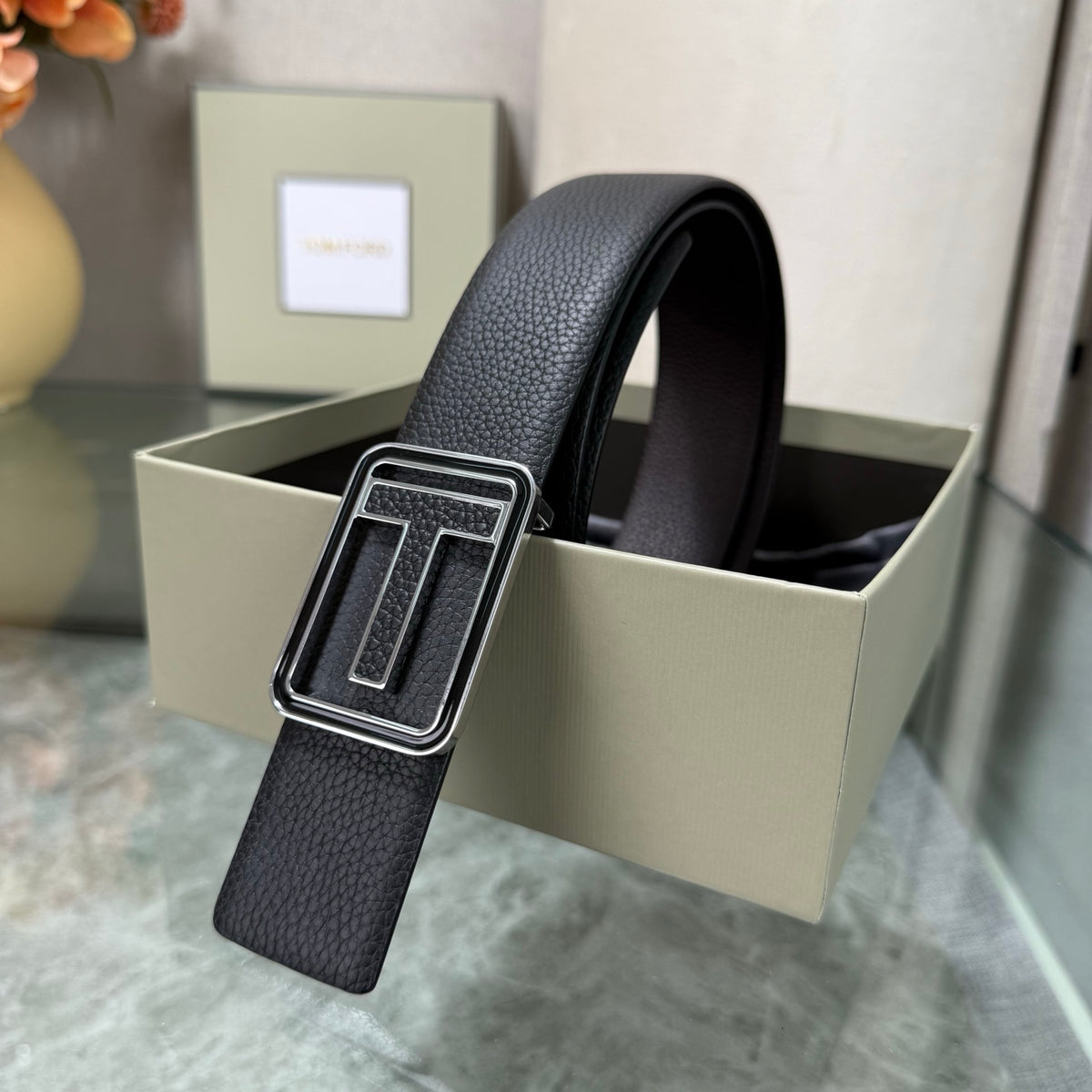 Ремінь Tom Ford з натуральної шкіри