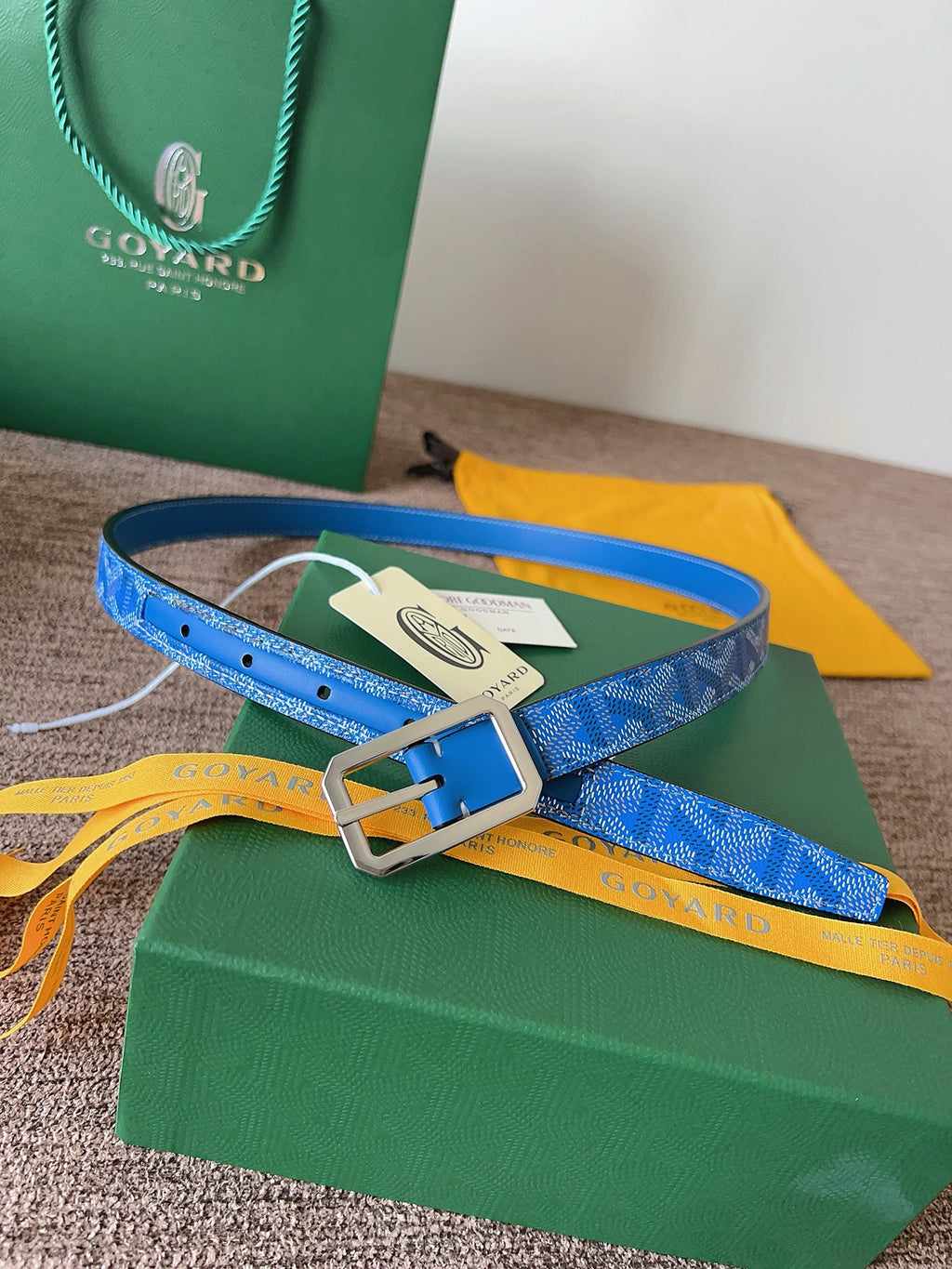 Ремінь Goyard з натуральної шкіри