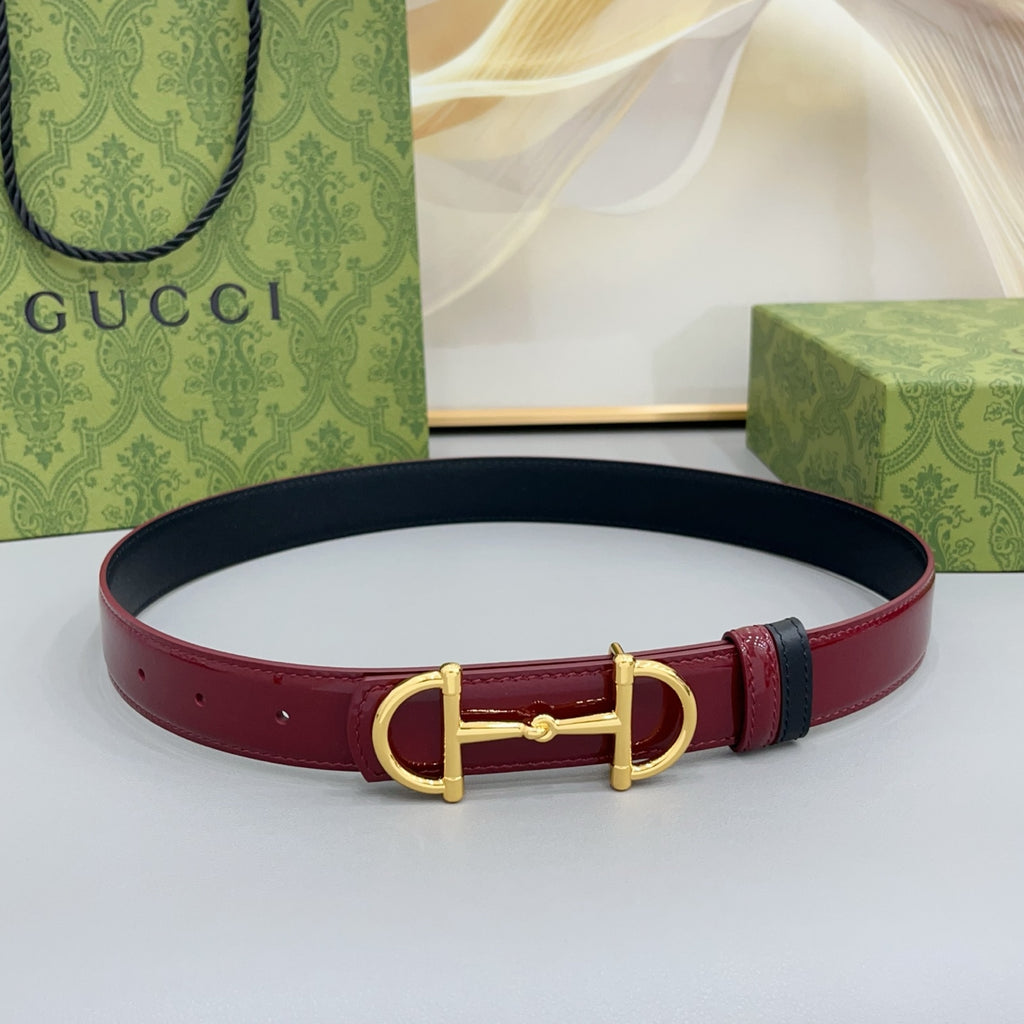 Ремінь Gucci з лакованої натуральної шкіри
