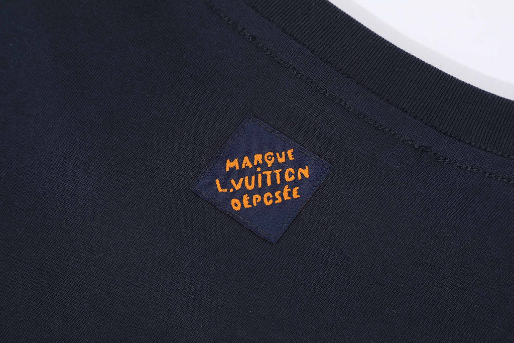 Футболка з вишитим декором Louis Vuitton — фото 4