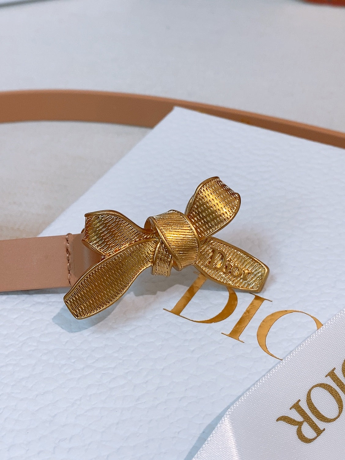 Ремінь Dior з натуральної телячої шкіри