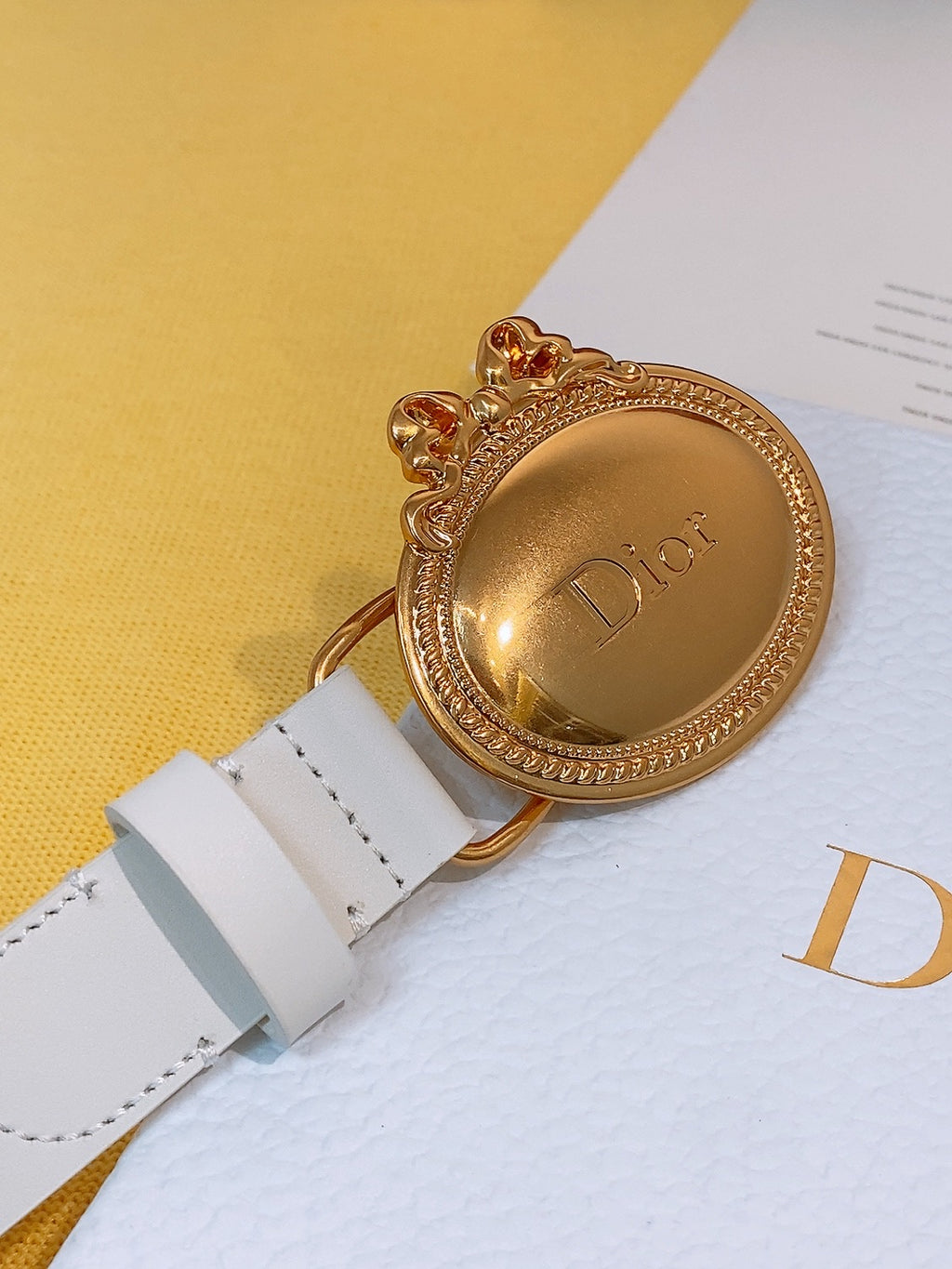 Ремінь Dior з натуральної телячої шкіри