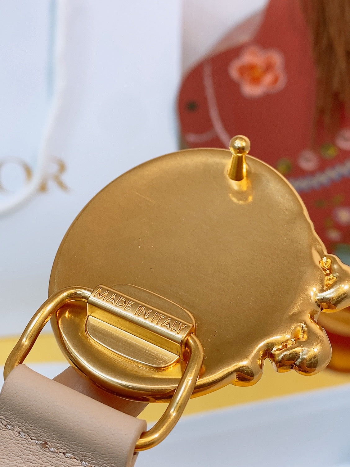Ремінь Dior з натуральної телячої шкіри