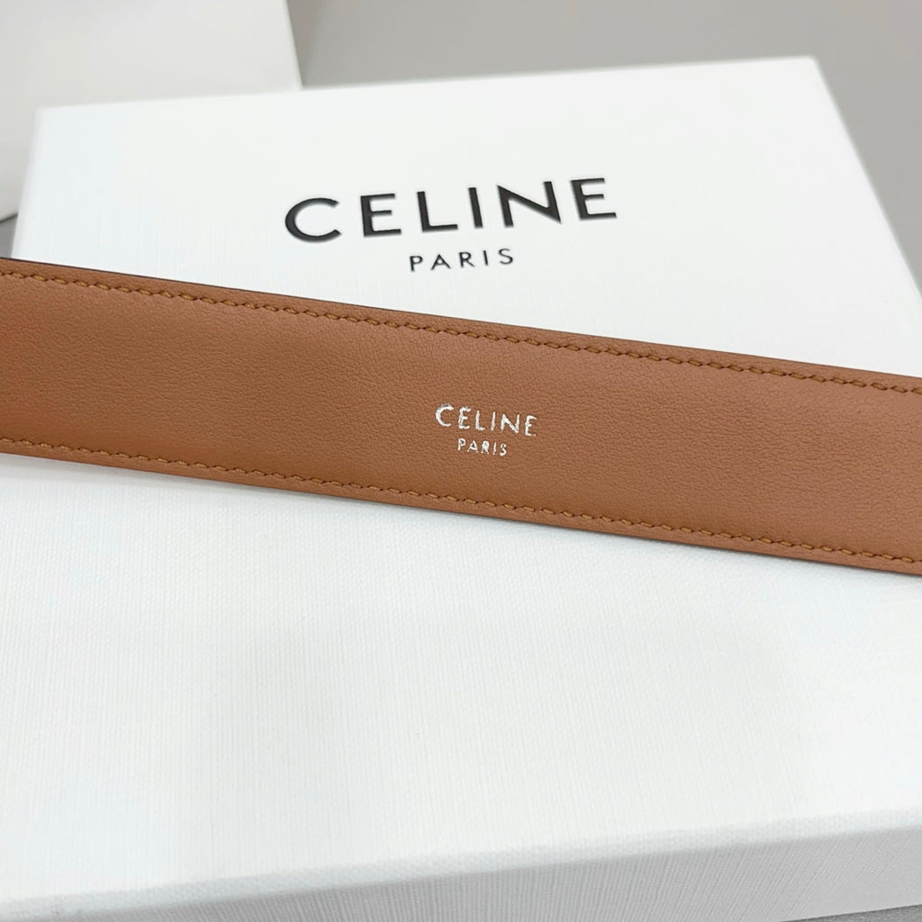 Ремінь Celine з натуральної шкіри
