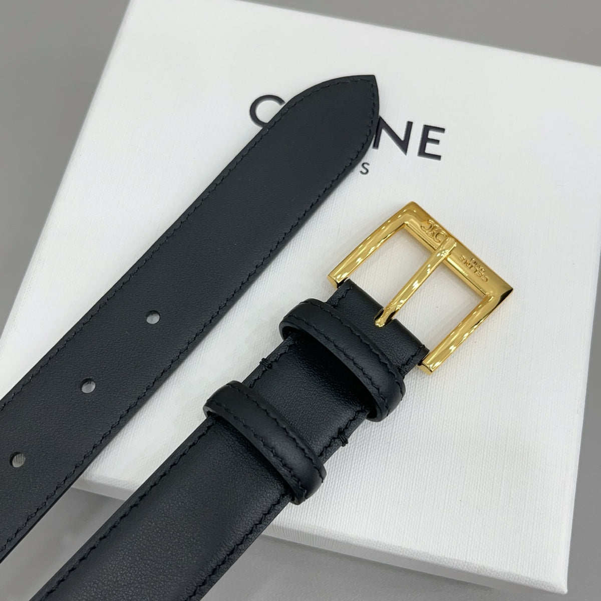 Ремінь Celine з натуральної шкіри