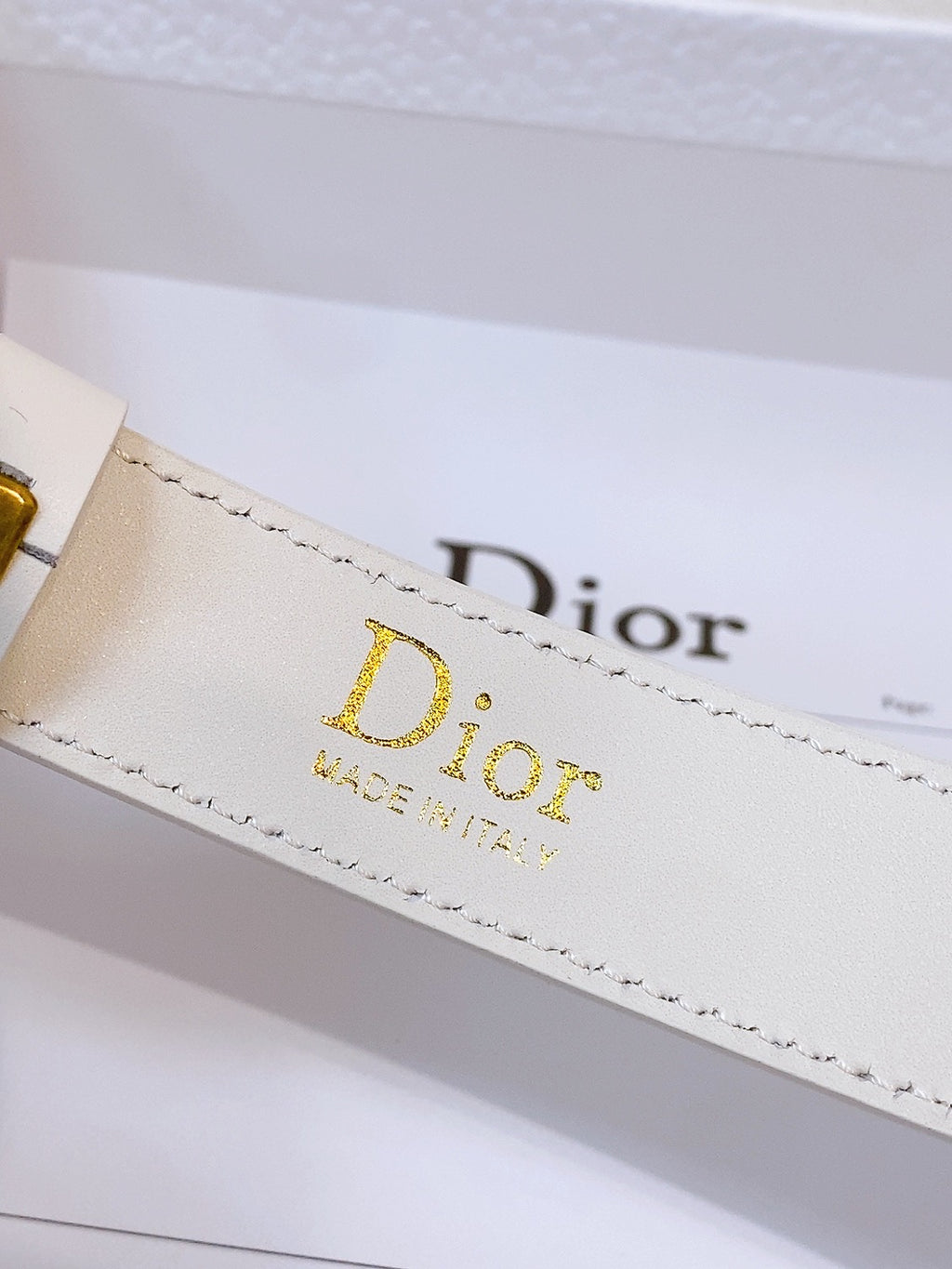 Ремінь Dior з натуральної телячої шкіри