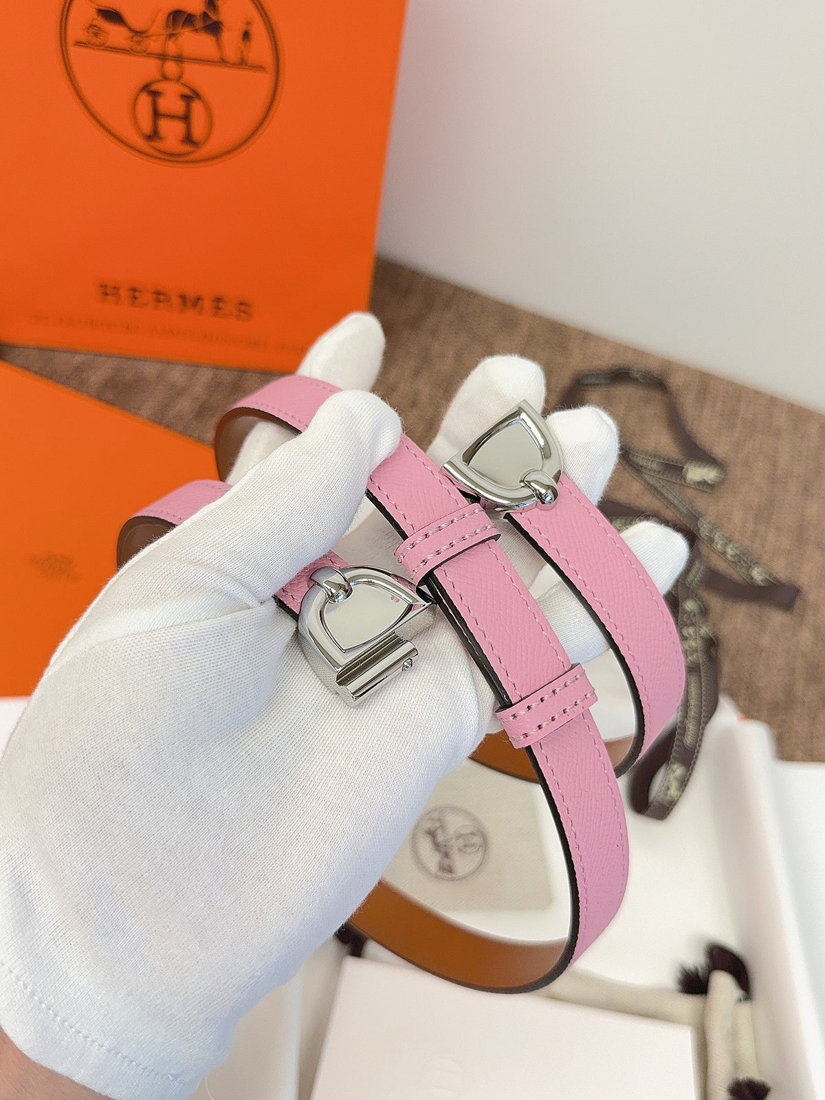 Ремінь Hermès зі шкіри Epsom