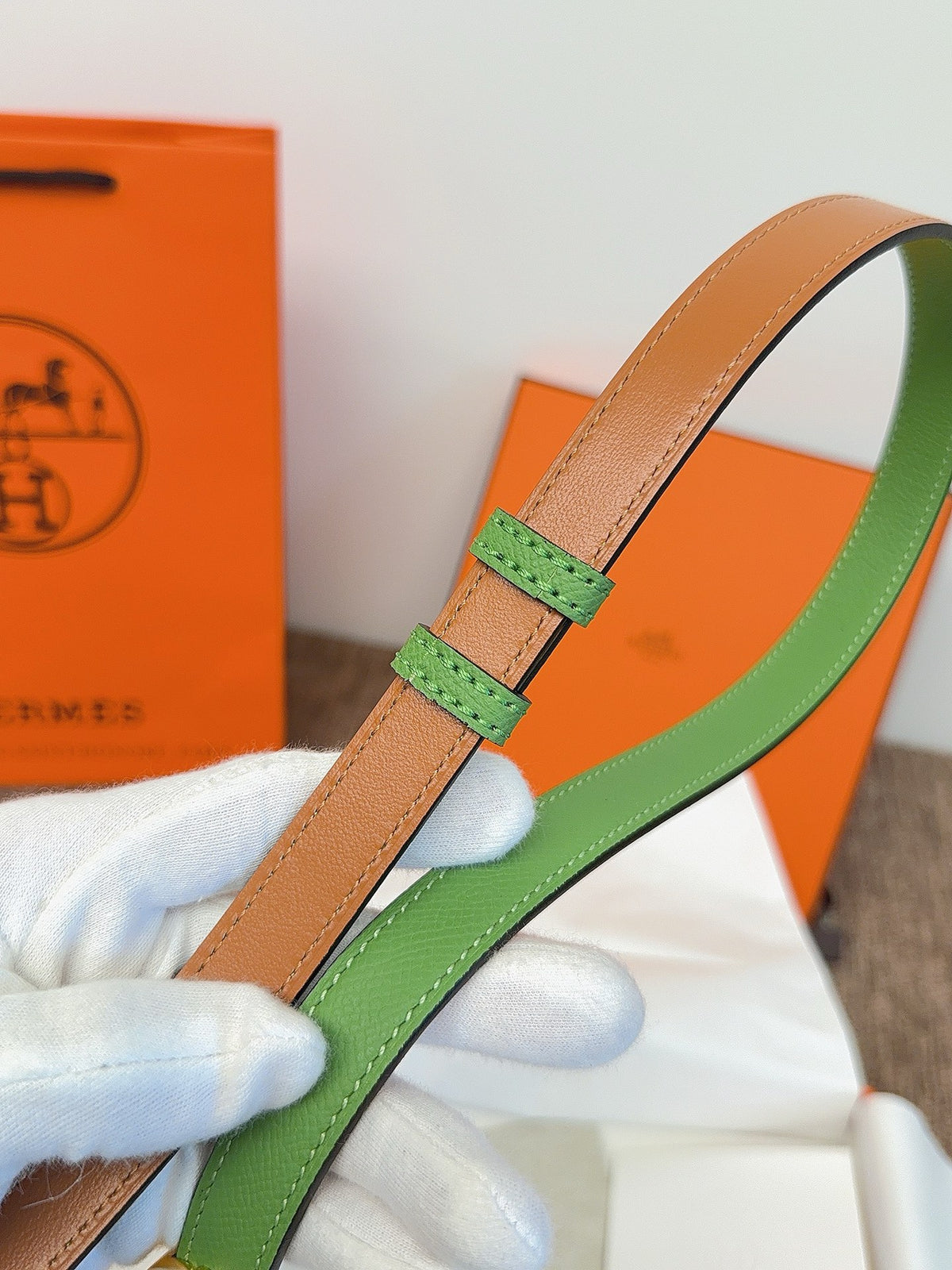 Ремінь Hermès зі шкіри Epsom
