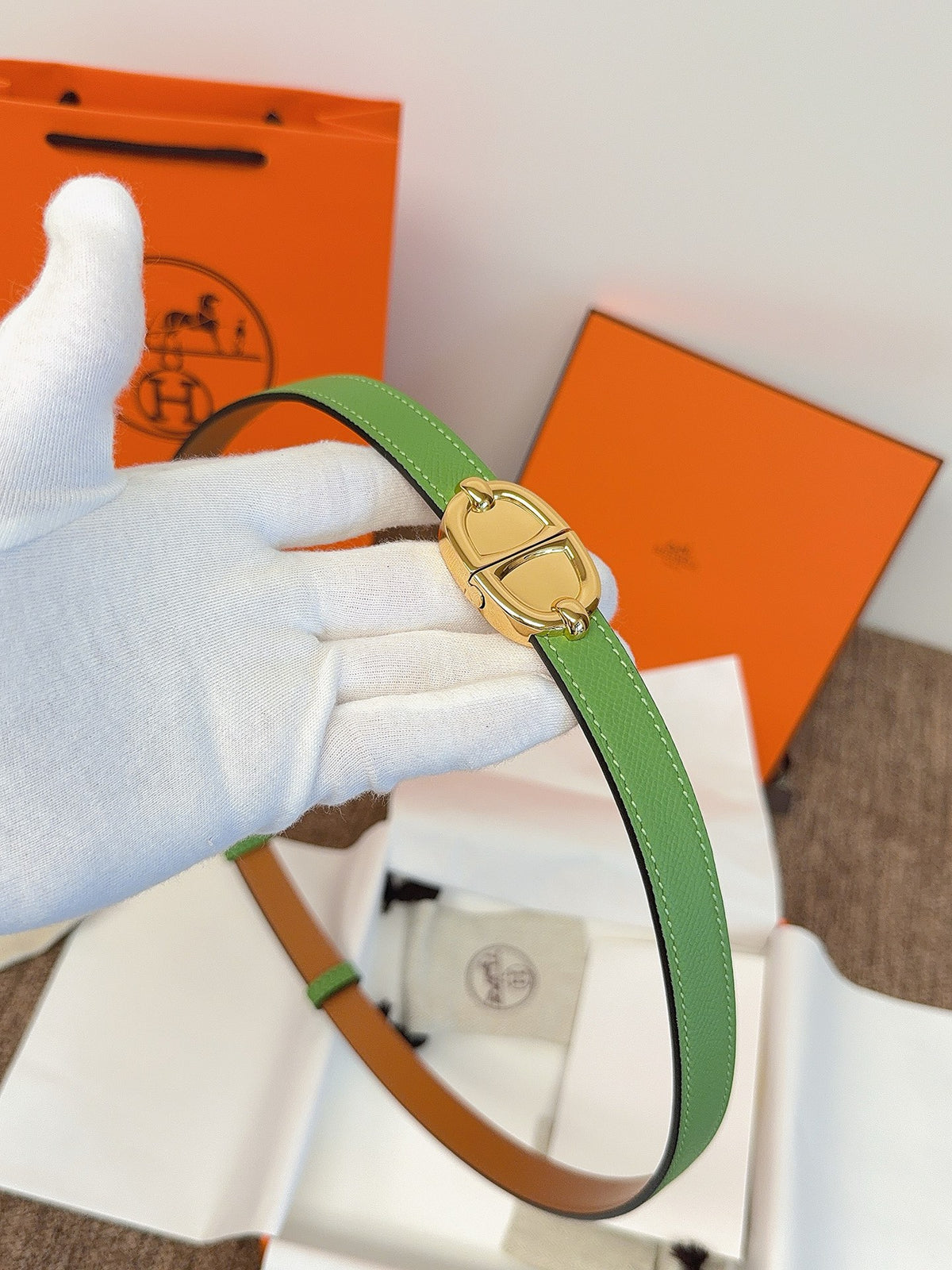 Ремінь Hermès зі шкіри Epsom