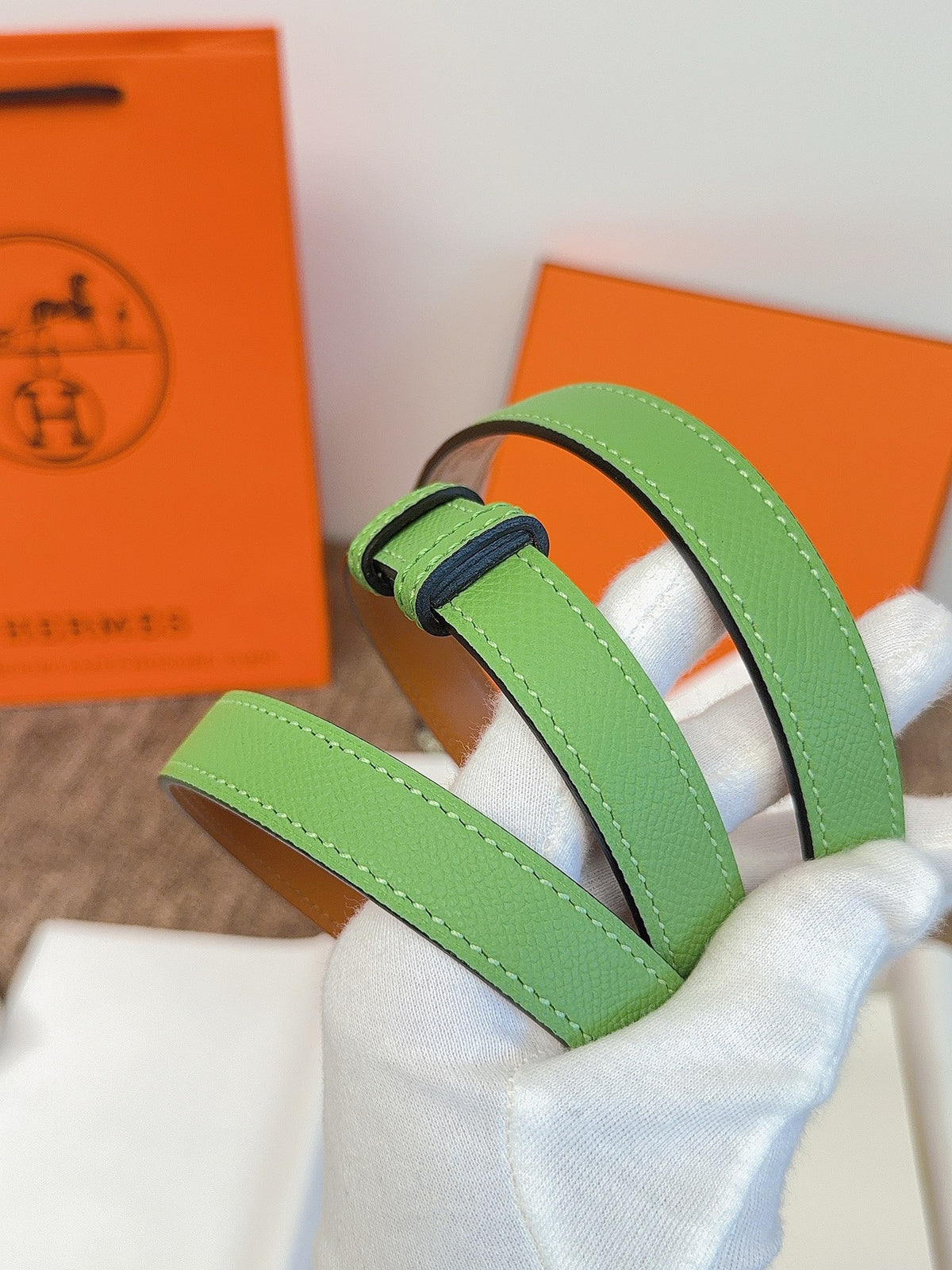 Ремінь Hermès зі шкіри Epsom