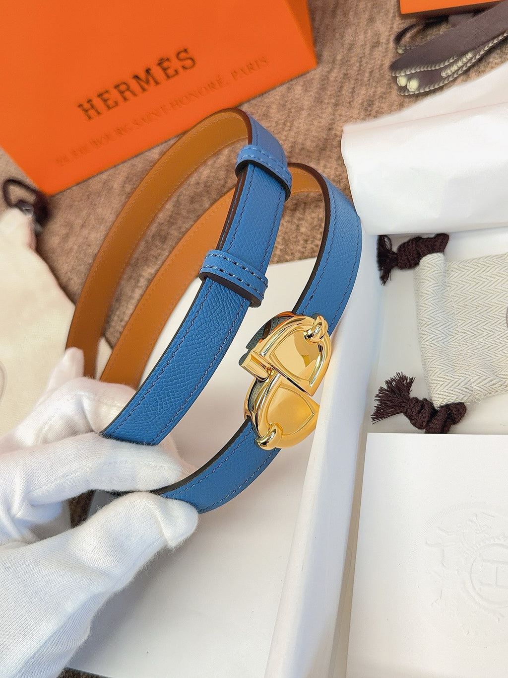 Ремінь Hermès зі шкіри Epsom