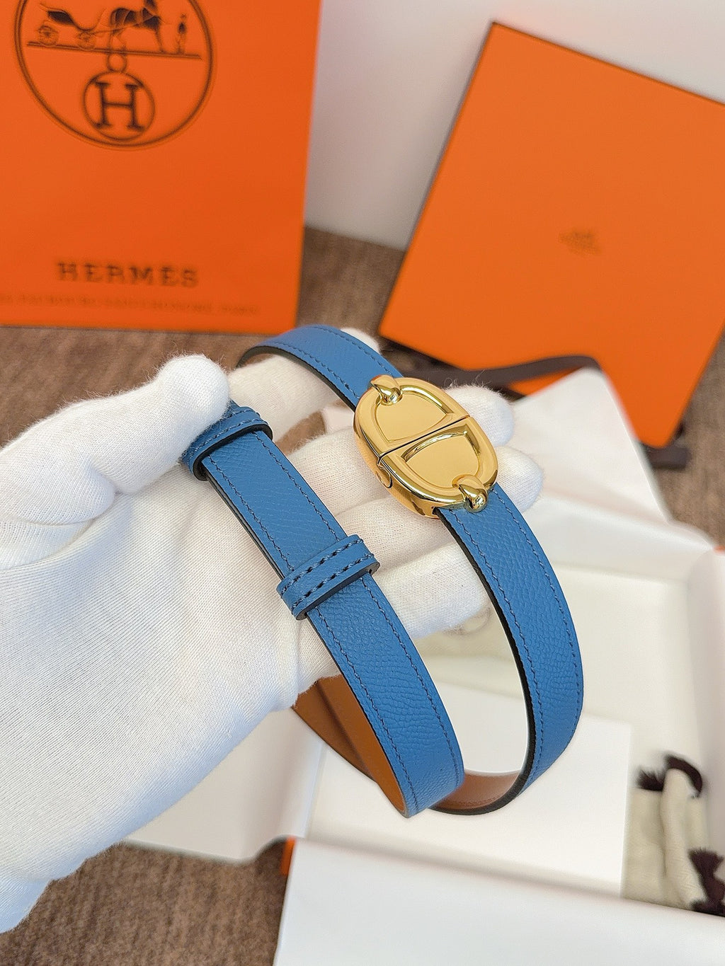 Ремінь Hermès зі шкіри Epsom